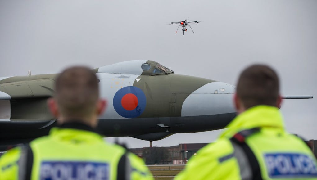Drone Trials at RAF Waddington