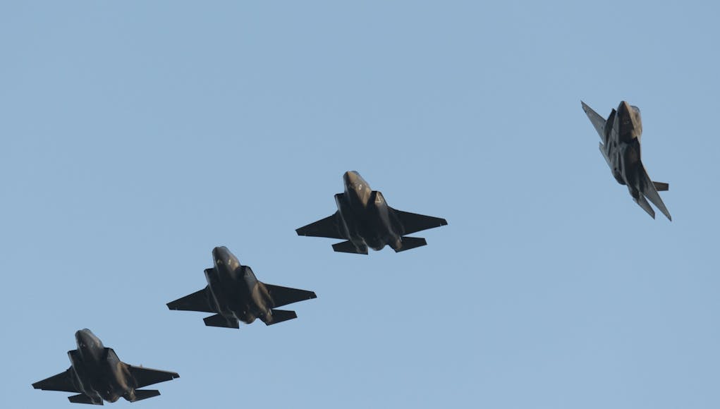 Britains most advanced jets touch down on home soil