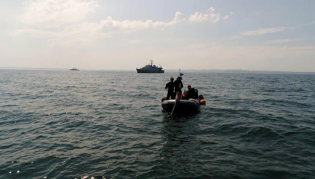 HMS Ramsey's Clearance Divers during BALTOPS