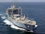 RFA Wave Knight heading to the Carribean