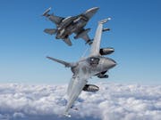 NATO aircraft practice air policing drills over Estonia