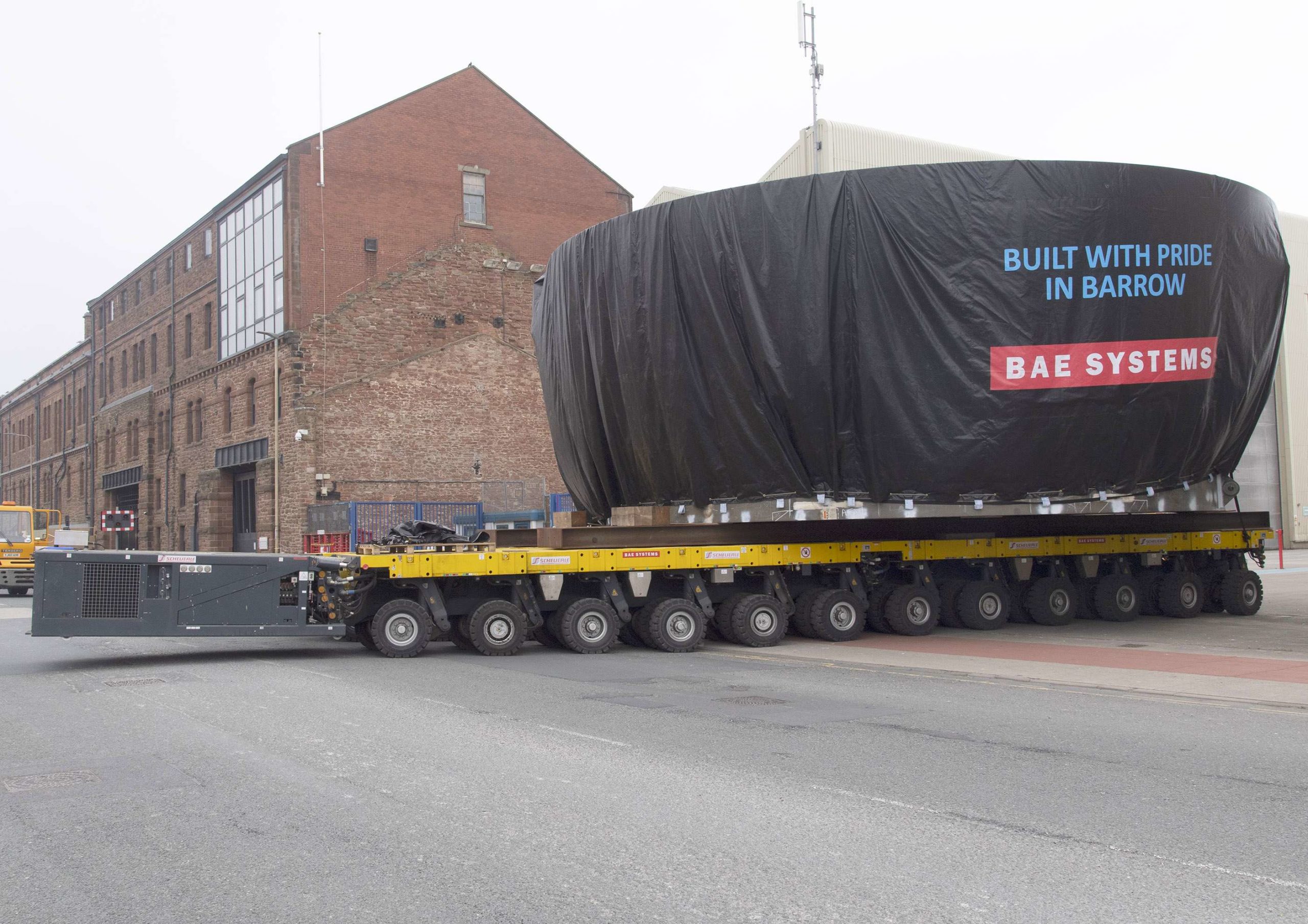 Massive Section Of Dreadnought Nuclear Submarine Moved   July 2020 Unit Move Scaled 