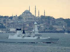 Royal Navy Destroyer enters the Black Sea