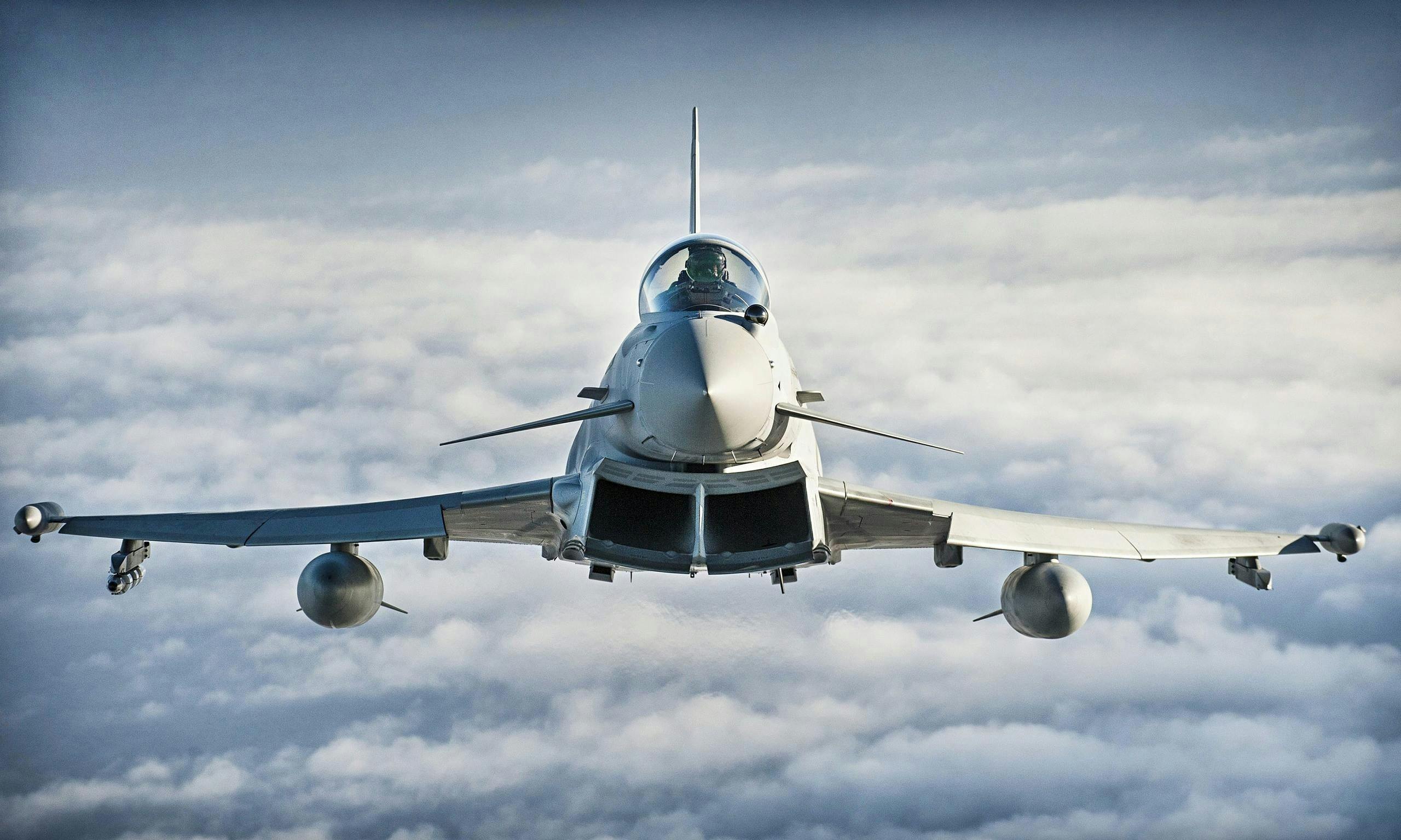 Typhoon pilot achieves record milestone