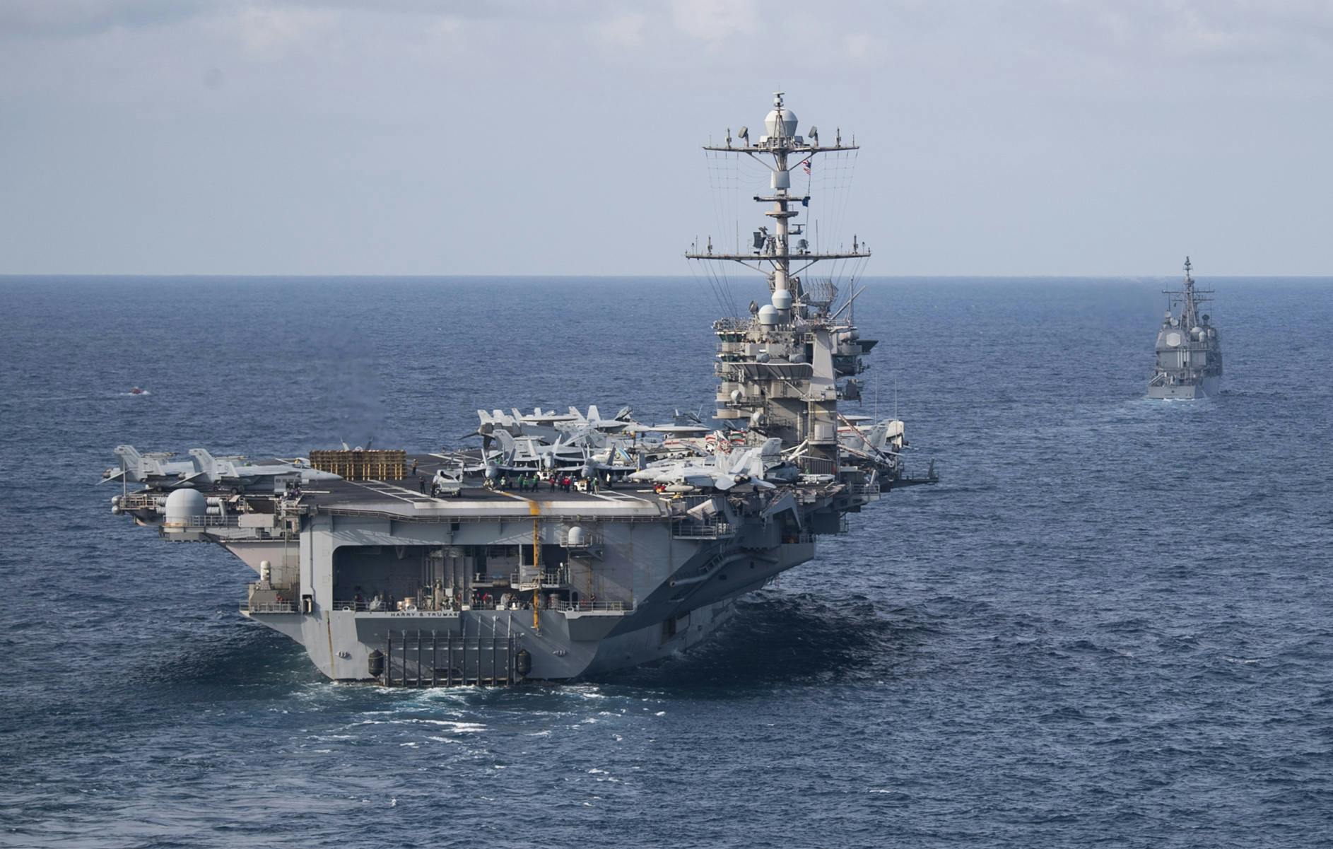 US supercarrier launches largest carrier strike in history