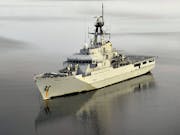 HMS Clyde returns to UK after 12 years guarding the Falkland Islands