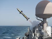 US Navy patrol ships fire Griffin missiles in Persian Gulf