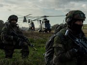 Largest British-led air assault since 2010 underway