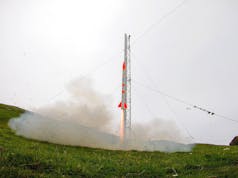 Sub-orbital rocket launched from Scottish island