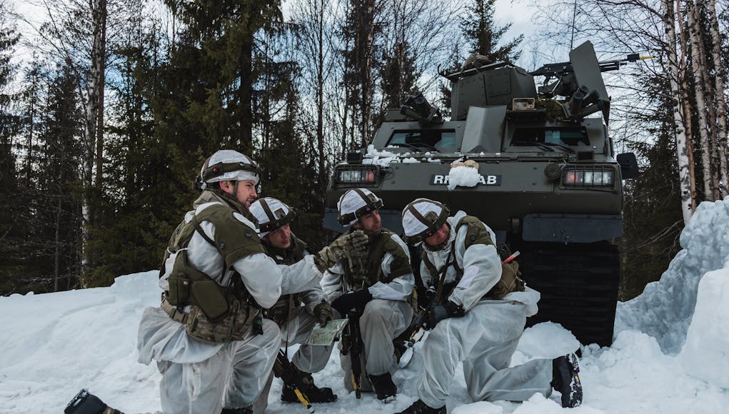 40 Commando battled on the Swedish Armys force-on-force exercise  Ex NORTHERN WIND