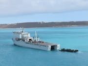 RFA Mounts Bay ready for Caribbean Hurricanes