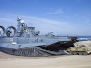 Russian Baltic forces conduct amphibious assault