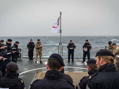 HMS Forth holds remembrance service for crew of SMS Scharnhorst