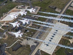 Which British bases are designated for use by NATO and the US?