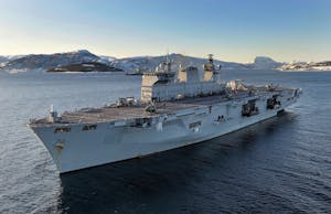HMS Ocean in Norway