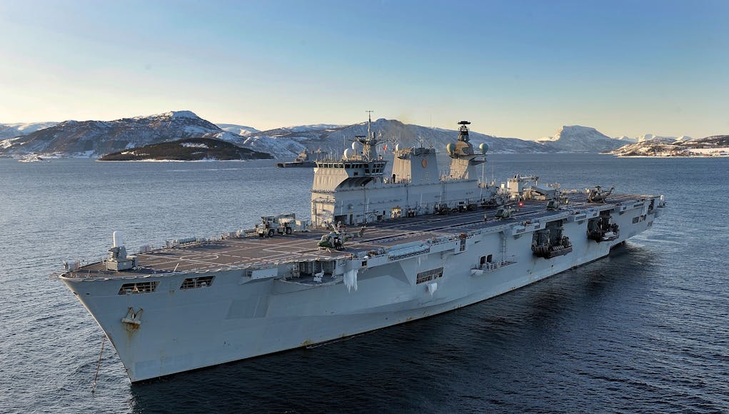HMS Ocean in Norway