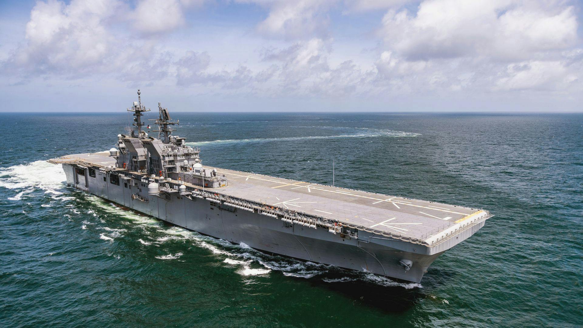 US Navy accepts delivery of future 'mini F-35 carrier' USS Tripoli