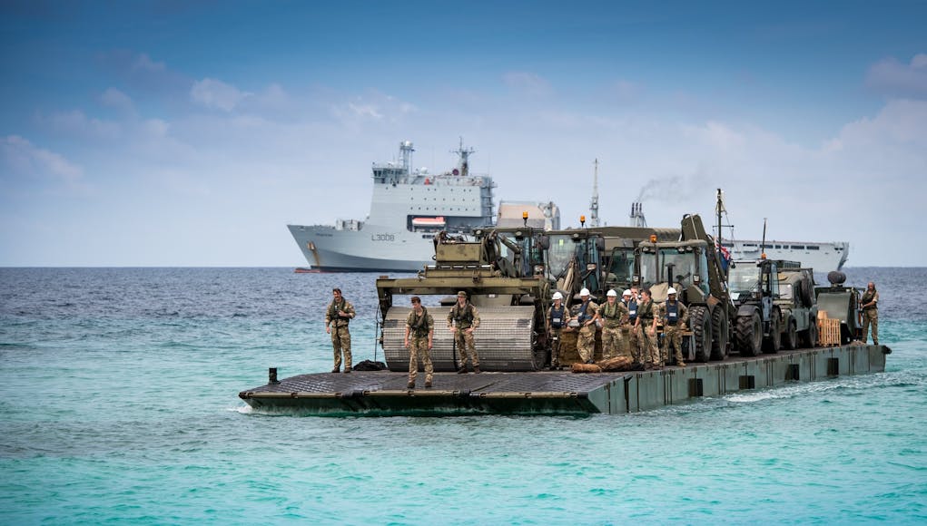 GRAND TURK WELCOMES BACK RFA MOUNTS BAY