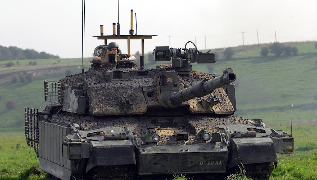 Challenger Main Battle Tank with Improved Armour