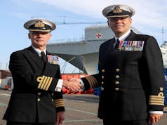 HMS Prince of Wales receives first sea-going Captain