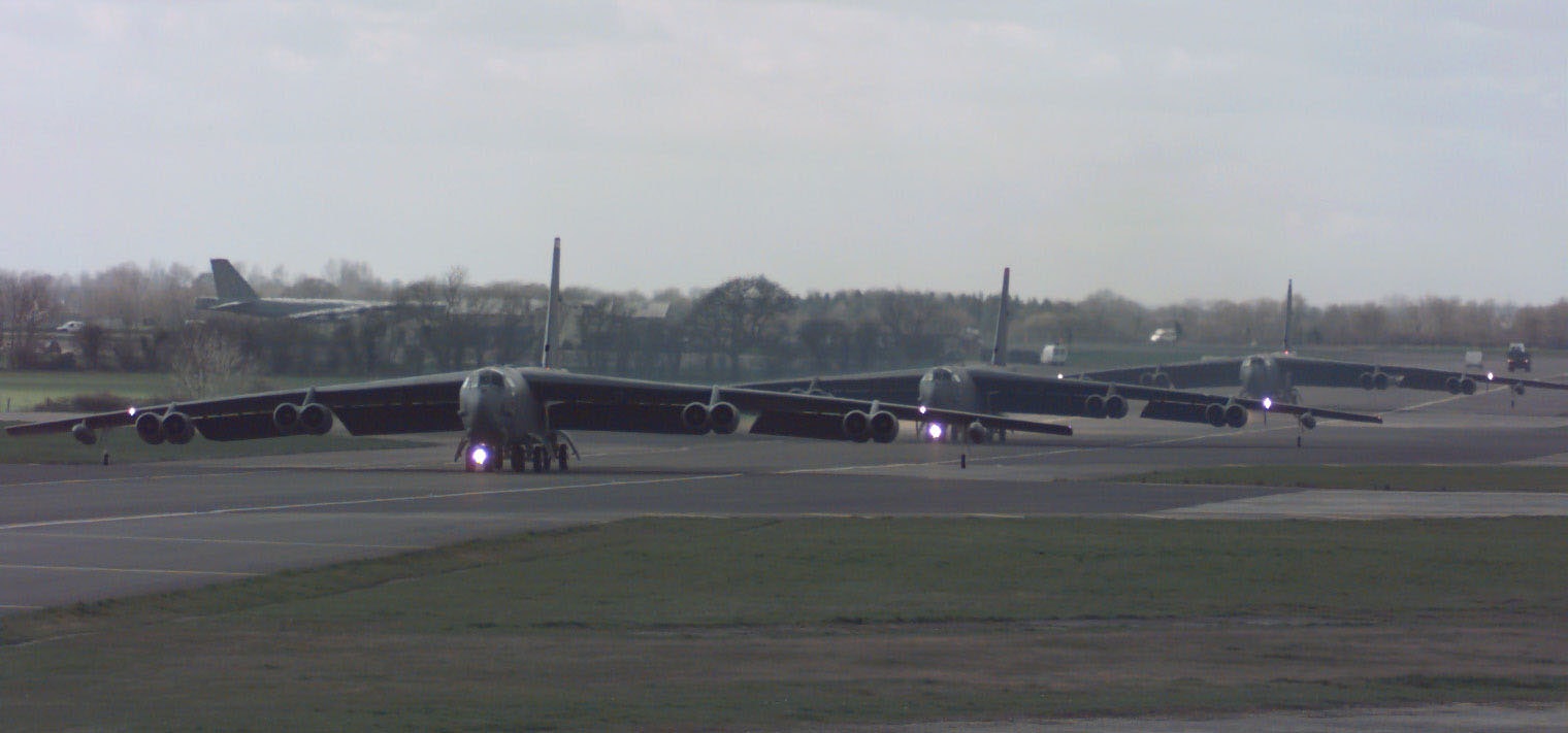 American B-52 Bombers Arrive In The UK