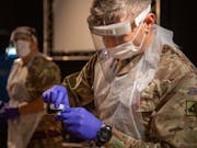 Military and NHS in trial mass vaccination trial run