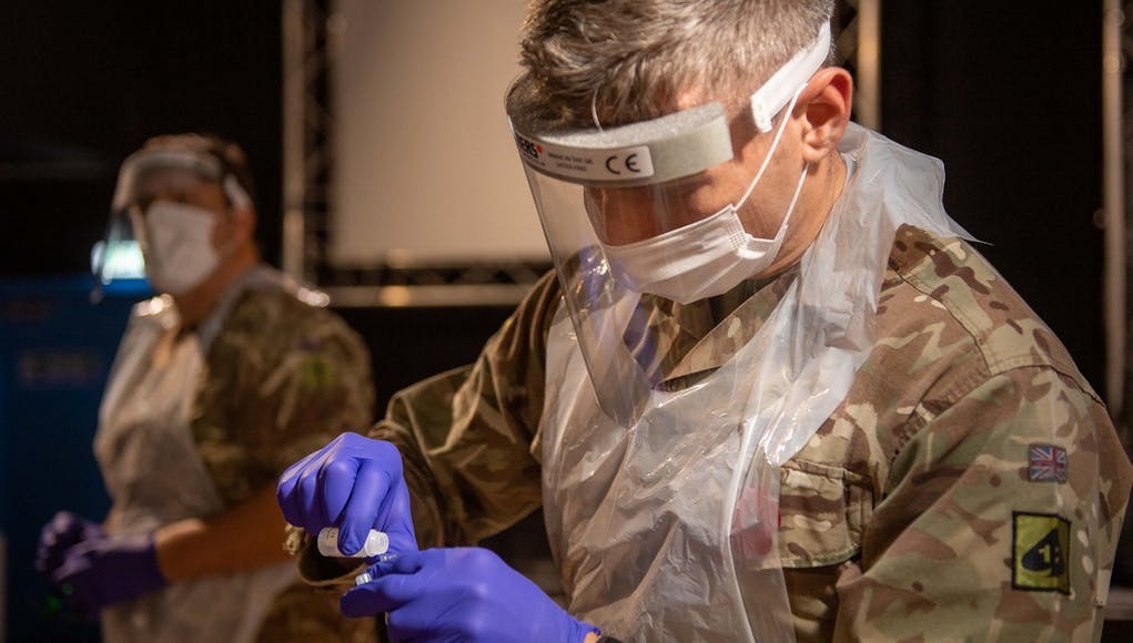 Army begin Liverpool Coronavirus testing