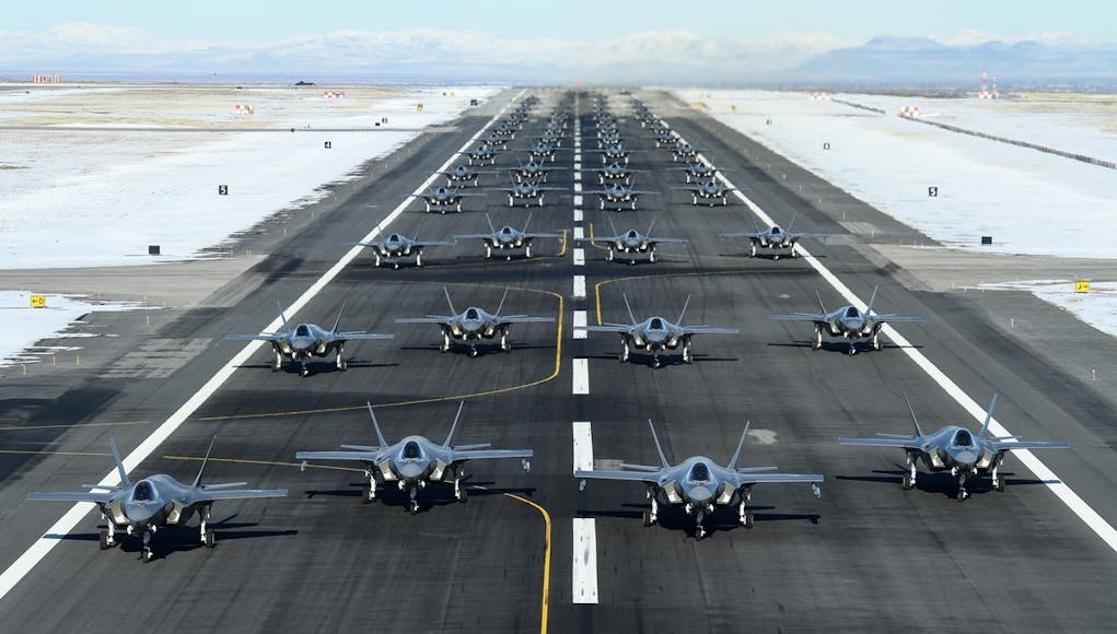 Hill's Fighter Wings conduct F-35A combat power exercise