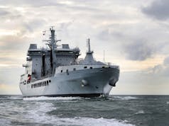 Royal Navy officers gain experience on RFA Tanker