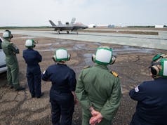 HMS Queen Elizabeth ships crew finally meet the F-35B