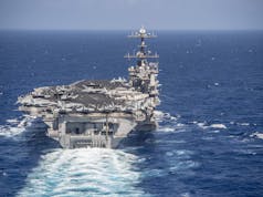 US Carrier Strike Group enters European theatre