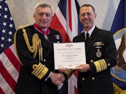 British and American naval chiefs meet in Washington