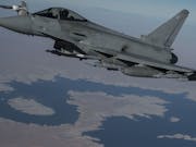 Typhoon jets blitz terrorists hiding in cave