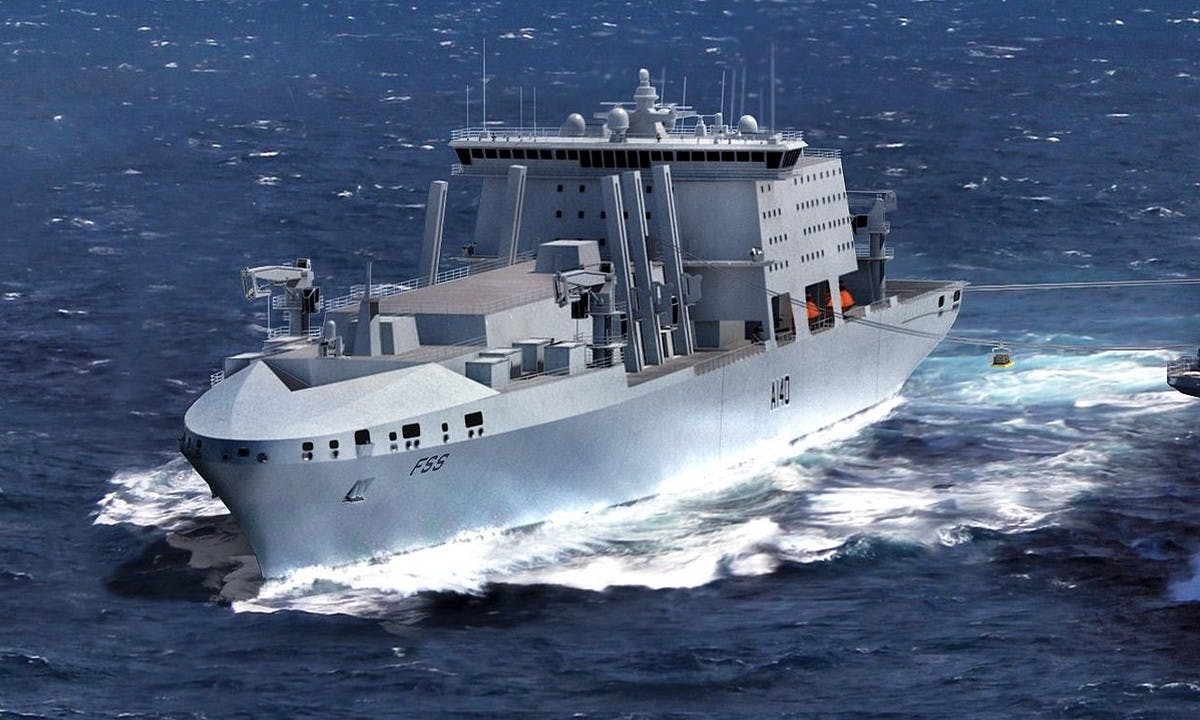 Competition for three Fleet Solid Support ships launched