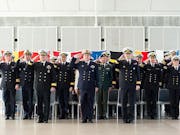 SNMG1 and SNMCMG1 NATO task forces conduct Change of Command