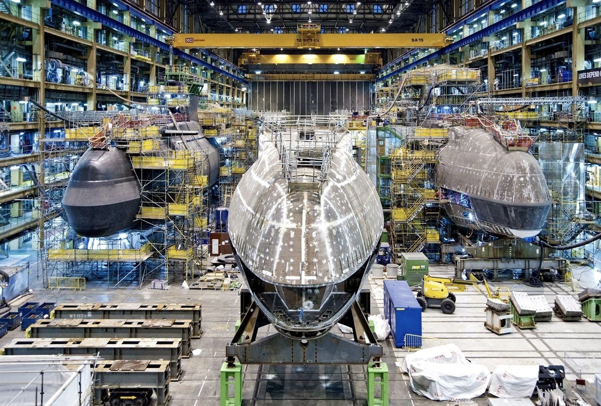 MoD Announces It Intends To Order The Seventh Astute Class Nuclear   Astutesinbuildhall 