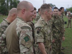 RAF personnel train the Nigerian Air Force Regiment