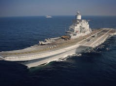 India without aircraft carrier for eight months