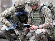 Royal Marines trial new drones and robots near Glasgow