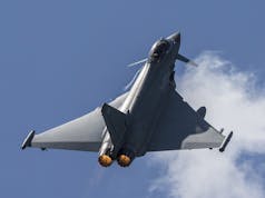 British Typhoons intercept Russian aircraft over the Black Sea