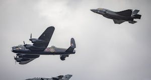 WATCH: F-35, Tornado and Lancaster flypast from inside the Lancaster