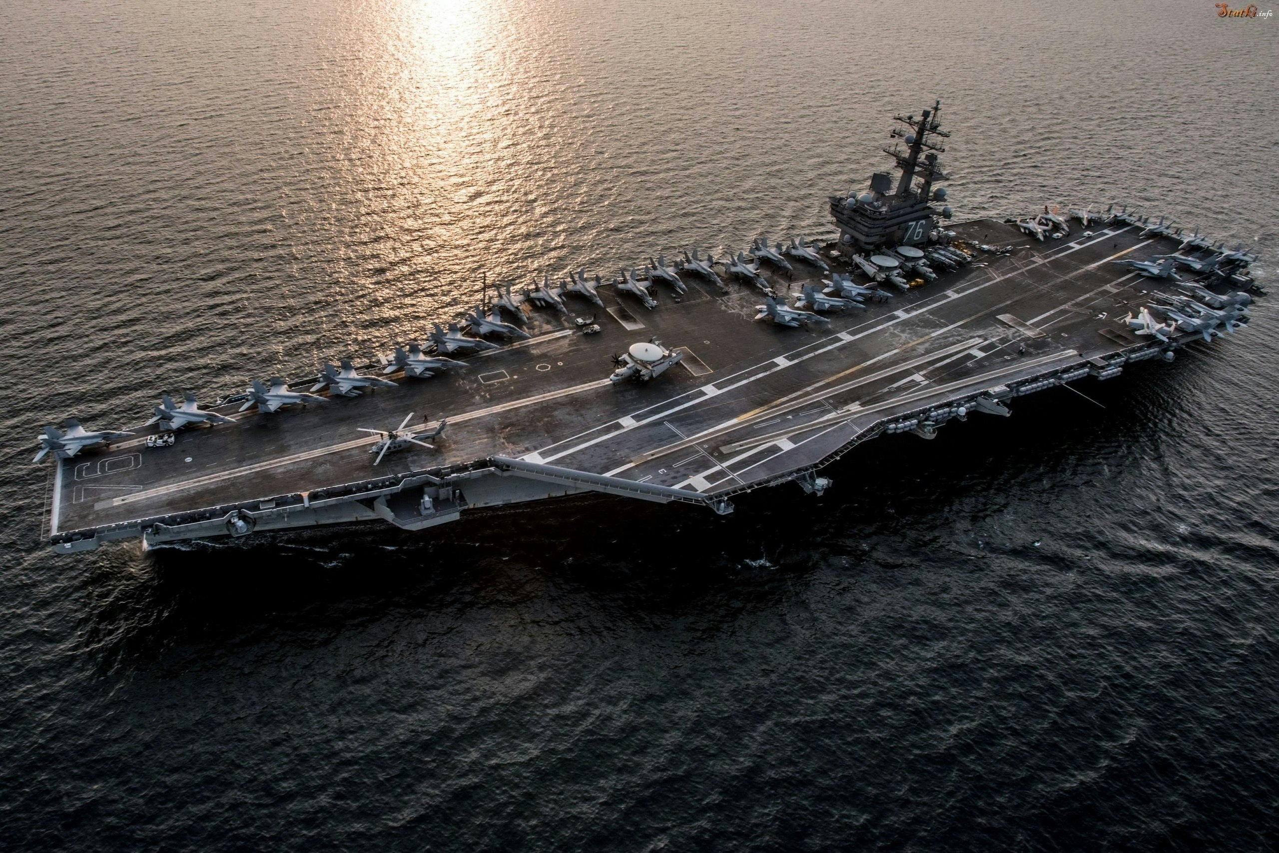 American Supercarrier USS Ronald Reagan deploys for Pacific patrol