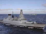 British Destroyer shadows Russian naval vessels off Scottish coast