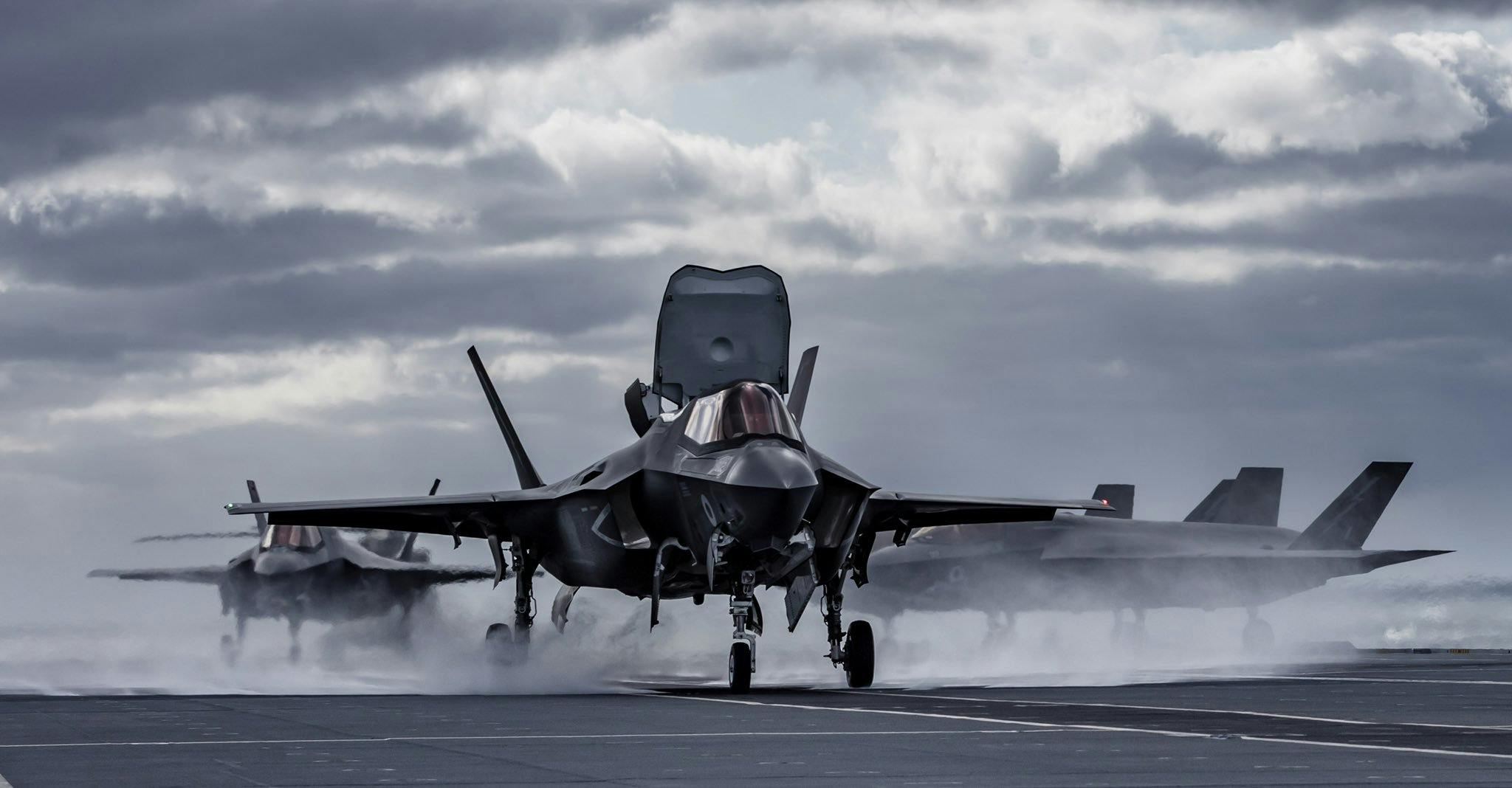 Carrier F-35 crash potentially caused by 'rain cover' being left on