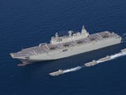 Australian helicopter carrier ‘followed closely’ by Chinese warships