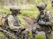 Royal Marines train with Lithuanian forces in Baltics