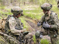 Royal Marines train with Lithuanian forces in Baltics