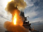 HMS Defender shoots down drone off Scotland